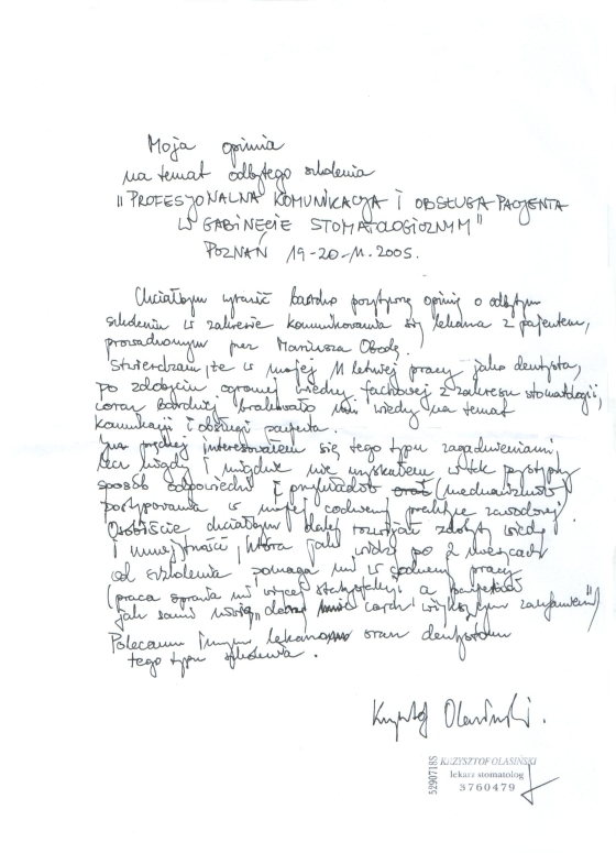 Gabinet Stomatologiczny Krzysztof Olasiński