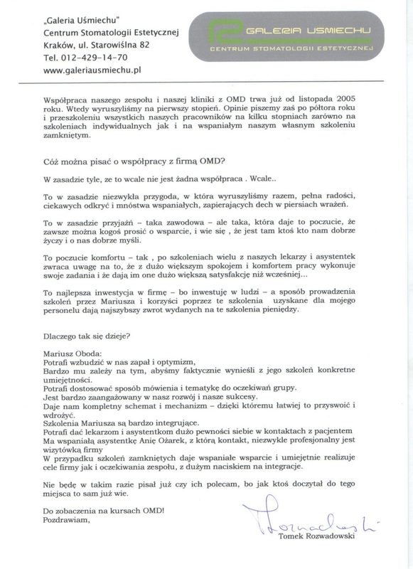 Galeria Uśmiechu Centrum Stomatologii Estetycznej